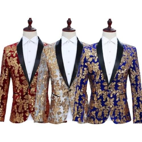 Flat velvet sequins clothes men suits designs homme terno stage costumes for singers jacket men blazer dance star style dress