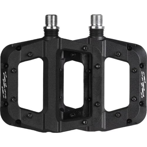 Bike Pedals Lightweight Universal 9/16 Inch Platform Pedals Non-Slip Sealed 3 Bearings Cycling Pedals for Bicycle Fixed Gear