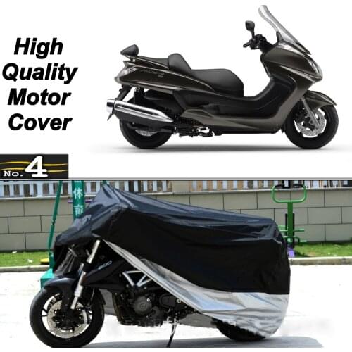 MotorCycle Cover For Yamaha Grand Majesty WaterProof UV Sun Dust / Rain Protector Cover Made of Polyester Taffeta