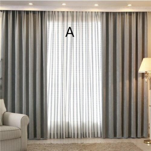 Jinyahome 1Pc 85% Shading Plain Herringbone Pattern Curtain Drape Window Bedroom Livingroom Sliding Door Children Room 2198