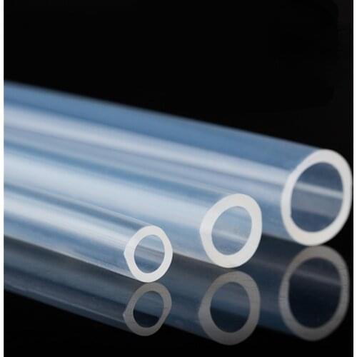 10Meters/lot 2x4mm 3x5 3x6 4x6 4x7 4x8 5x7 5*8 6x8 6x9 6x10 8x10 8x12mm food grade tasteless clear Silicone Tube Hose Pipe