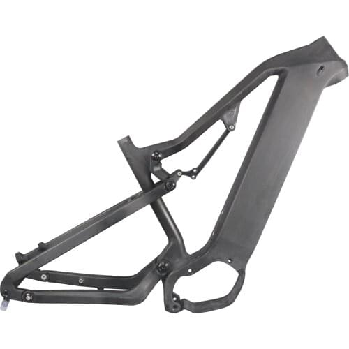 29er E-MTB dual suspension carbon fiber T800 disc brake 148X12mm 27.5er plus Electric frame E09