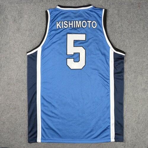 Anime TOYOTAMA Cosplay Costumes KISHIMOTO NO.5 Basketball Jersey School Team Uniform Halloween Costume
