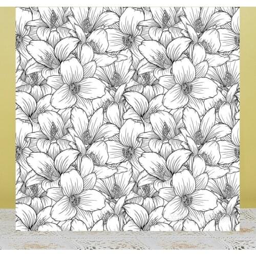 AZSG Pretty Flowers Rubber Clear Stamps NEW 2020 For DIY Scrapbooking/photo/Album Decorative Silicone Stamps Crafts