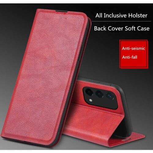 Wallet Case for OPPO A74 Realme X7 Pro V13 Reno5 Z A35 F19Pro Plus Coque Folded Stand Card Slot Etui Shockproof Ultra Thin Cover