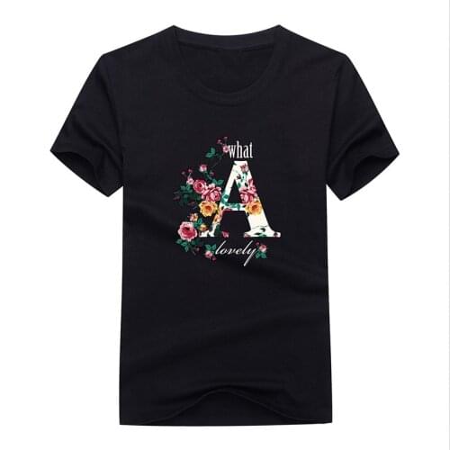 2020 Summer Men"s T-Shirt Short sleeves New Summer Cotton M-5XL fit man print O-Neck fashion casual white red and black