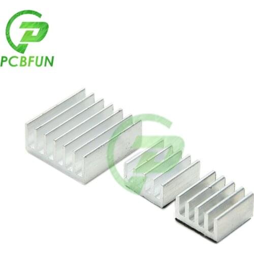 Adhesive Raspberry Pi 3 Heatsink Cooler Pure Aluminum Heat Sink Radiator For Cooling Raspberry Pi 2 B Raspberry Pi Radiator Kit