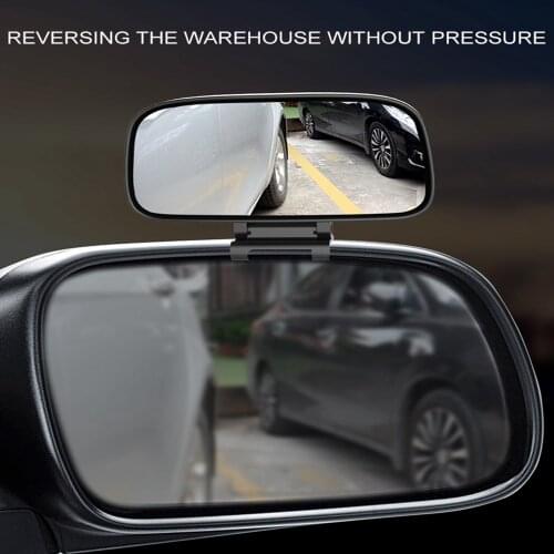 Square Wide Car Rearview Blind Spot Mirror Angle Side Rear View Mirror Real Glass Suitable For All Kinds Of Car Rearview Mirrors