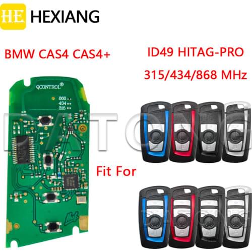HE Xiang Car Remote Key PCB For BMW 5 7 F Series X5 X6 F20 F21 F30 F31 CAS4 CAS4+ ID49 PCF7945P Chip 315 434 868 Keyless Entry