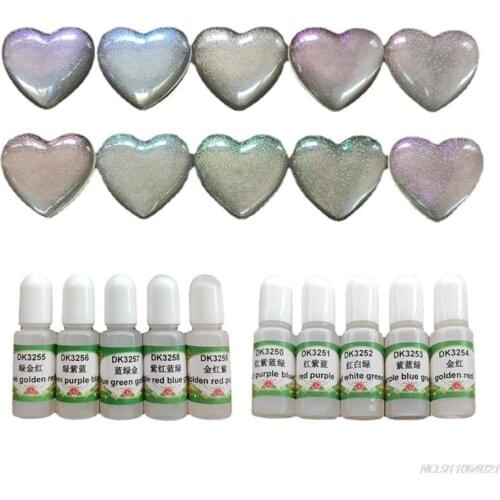 FreeShip 10Colors Epoxy UV Resin Pigment Epoxy Resin Dye Liquid Colorant DIY Art Crafts Jewelry Making Coloring Decor wholesales