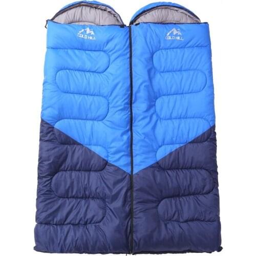 Large Sleeping Bag For Adults Can Be Spliced Winter Envelope Warm Sleeping Bags Blanket For Camping Hiking Tourism 220x75cm