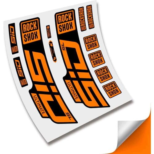 Stickers hairpin ROCKSHOX SID SL ULTIMATE 20/21 various colors BIKE cycling BTT MTB BIKE