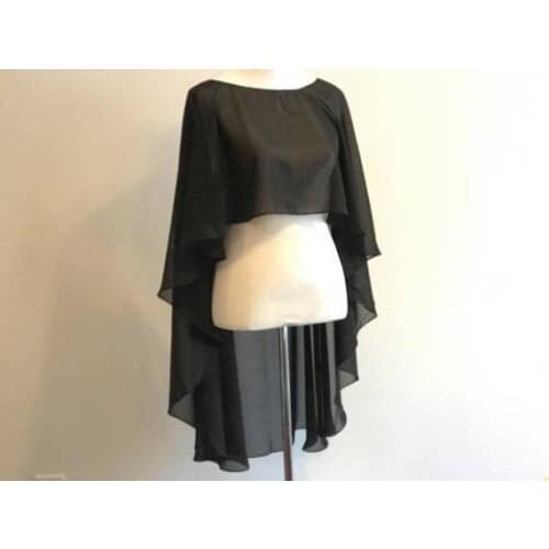 Hot Wedding Bridal Cloak White/Ivory Capes Wraps shawl Chiffon Wedding Dresses bolero formal women jacket