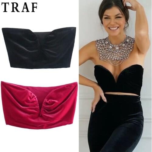 TRAF Women's Cropped Tank Tops