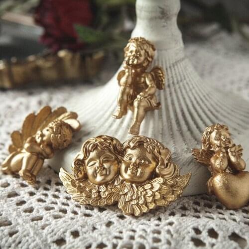 Vidal Euro Can Gold Creative Angel Stereo Fridge Magnet Home Decorative Refrigerator Magnetic Sticker Gift