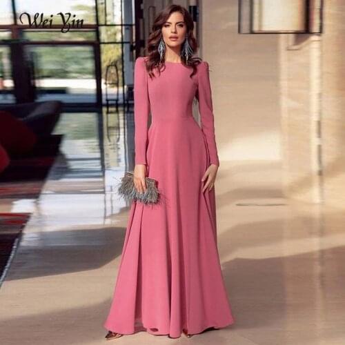 Wei Yin Womens Evening Chiffon Dresses