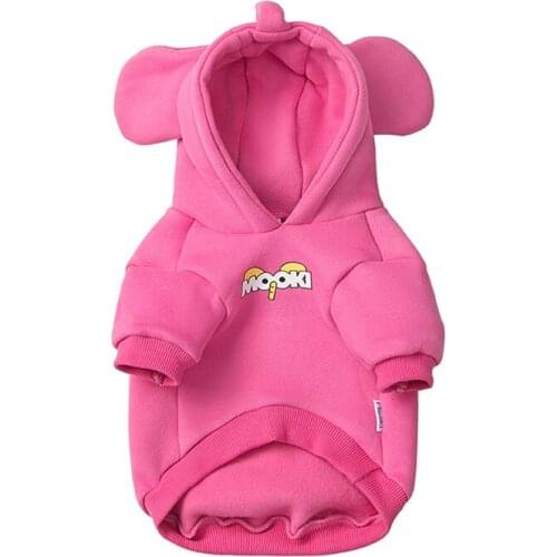Winter Fashion Pet Dog Hoodie Sweatshirt Fleece Pullover Apparel Puppy Cat Warm Coat Sweater for Small Large Dogs French Bulldog