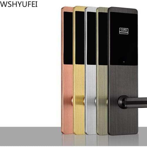 1pcs high quality hotel hotel apartment room card lock electronic sensor door magnetic card left and right open free shipping