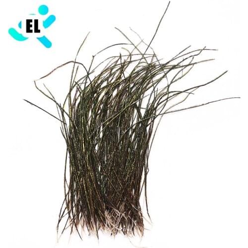 1bags/lot Fly Tying Peacock Herl Pack 3 to 7 Inch Feathers Wire Tying Materials