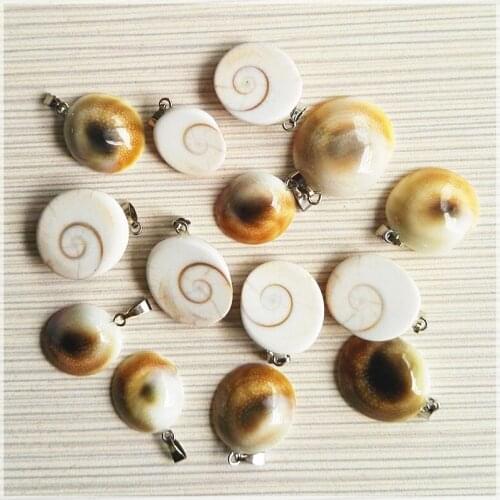 12PCS Wholesale natural stone Snails Pendants charms animal pendants Jewelry Accessories Natural shell Free shipping