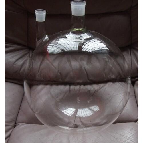 20L,Round Bottom Glass Flask ,Two Necks,20000ml,Lab Boiling Vessel,2-necks