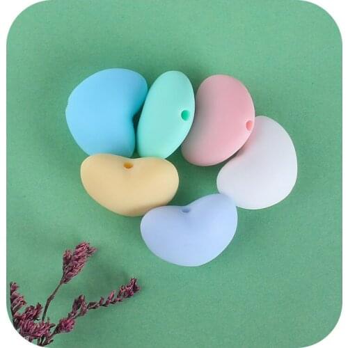 20Pcs Silicone Beads Baby Oral Molar Teething Beads DIY Jewelry Bracelet Soft Teether For Teeth Baby Accessories Teether Gift