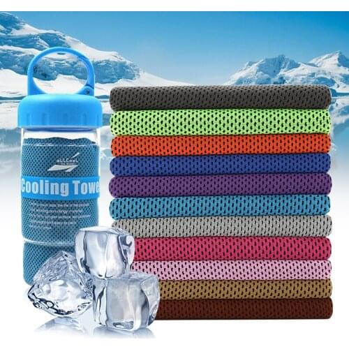 30*90cm Sport Cooling Towel Utility Enduring Instant Quick-Dry Ice Towels For Workout Fitness Excising Yoga Jogging Climbing