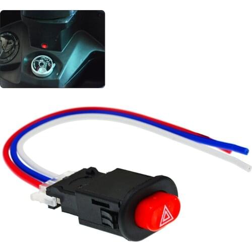 50% HOT SALES!!!Motorcycle Hazard Light Lamp Switch Emergency Signal Double Warning Flasher