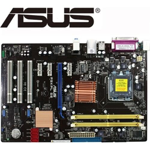 ASUS P5KPL SE Motherboard LGA 775 DDR2 4GB For Intel G31 P5KPL-SE Desktop Mainboard ATX Systemboard SATA II PCI-E X16 Used