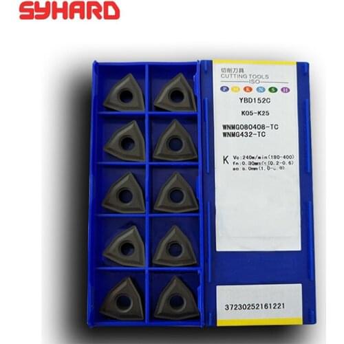CNC 10pcs/lot WNMG080404 080408 080412 CNC blade Insert For Cast Iron