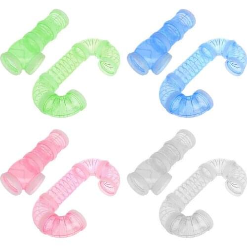DIY Hamster Cage External Connected Tunnel Pipe Tube Toys for Hamster Guinea Pig Gerbil Mouse Small Animal Pet Accessories