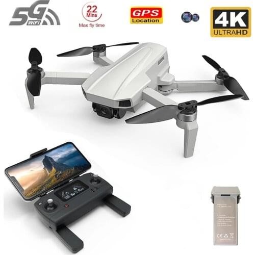 Drone 4k Profesional 5G WIFI FPV GPS Wide Angle Foldable Toys RTF Brushless Motor RC Quadcopter Weight: 245g Distance 800m