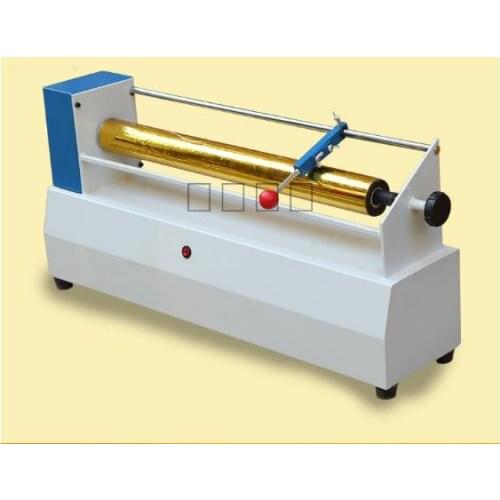 220V Electric Foil Paper Embossing Gilded Cutting Machine Hot Foil Paper Bronzing Paper Roll Slitter Cutter Cutting Machine