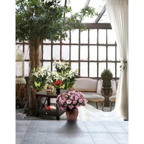 5x7ft Tree Flowers Room Photography Backdrops Photo Props Studio Background