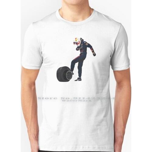 Baku 2021 T Shirt 100% Pure Cotton Baku 2021 Angry Kick Tyre Azerbaijan Grand Prix Creative Trending Vintage Cool Gift Euro Us