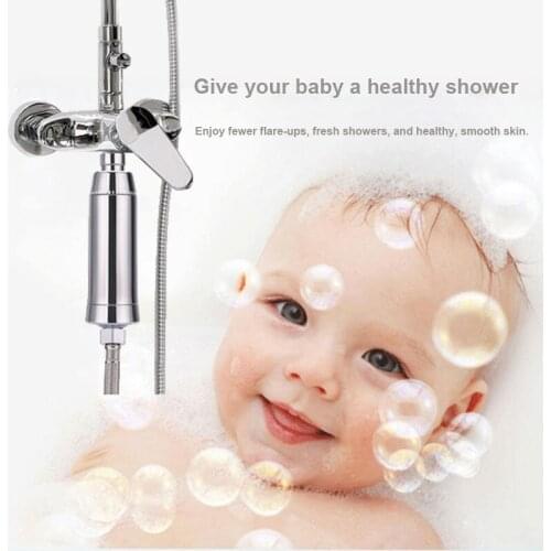 Chlorine Shower Water Filter Eliminates Hairloss Hard Water Shower Purifiers Skin and Hair Care