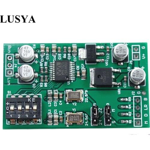 Lusya 24 Bit ADC Data Acquisition Card 2.0 Channel AUX Analog Audio To I2S Left And Right Aligned Digital Output Module F11-001