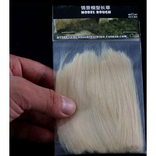 10cm Grass Model Grass Powder Sand HO Train Sand Table Landscape Props Dollhouse Diy Handmade Miniature Accessories Materia F2C0