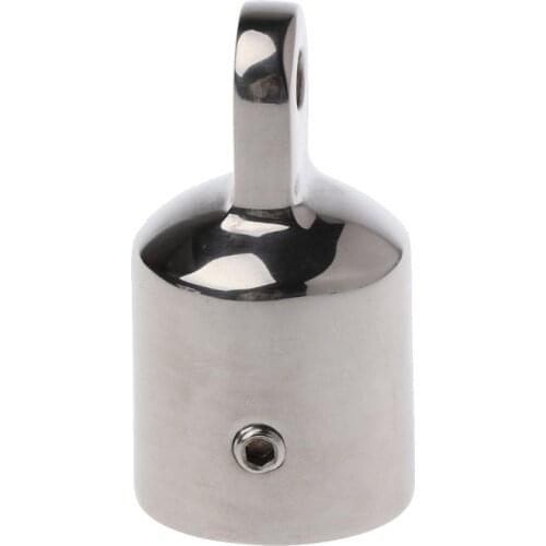 N0HF Stainless Steel Bimini Top Eye End For 0.98'' Pipe Marine Boat Yacht