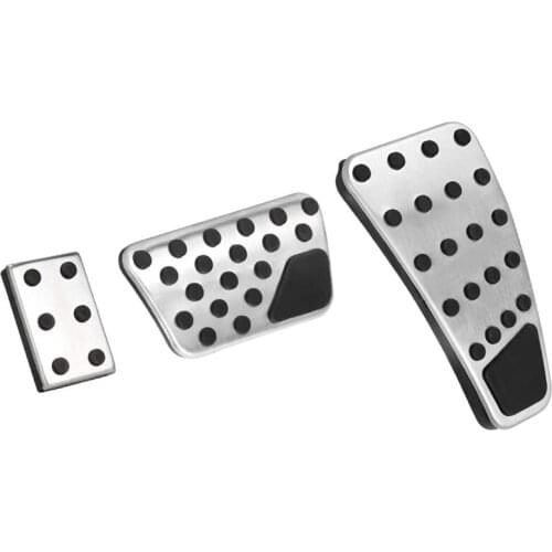 Accelerator Gas Pedal Brake Pedal Cover Aluminum Alloy Foot Pedal Pads Kit for Dodge Ram 2011-2018 1500 2500 3500