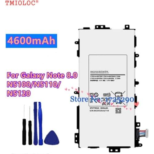 New High Quality 4600mAh SP3770E1H Battery For Samsung Galaxy Note 8.0" GT-N5100 N5110 N5120