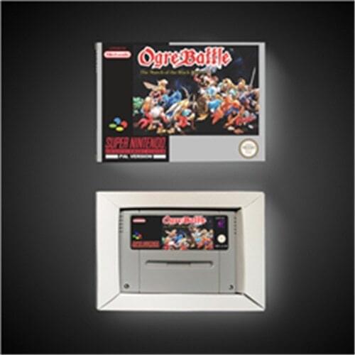 Ogre Battle - The March of the Black Queen - EUR Version RPG Game Card Battery Save With Retail Box