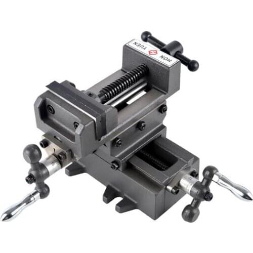 Cross vise, precision heavy mobile platform, vise, milling table, cross bench clamp 8 inches