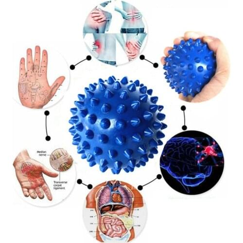 Pvc Foot and Body Massage Ball Back Roller Spiky Massager Plantar Fasciitis Trigger Point Acupressure Therapy Fitness Ball