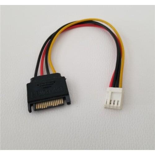 SATA Cable 15Pin to 4Pin FDD Floppy Male to Female Power Cable for PC DIY
