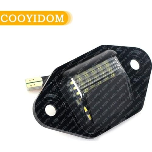 Car LED License Plate Light For Ford E150 E250 E350 E450 Econoline Super DutyLamp Error Free Led Number Plate Bulbs car-styling
