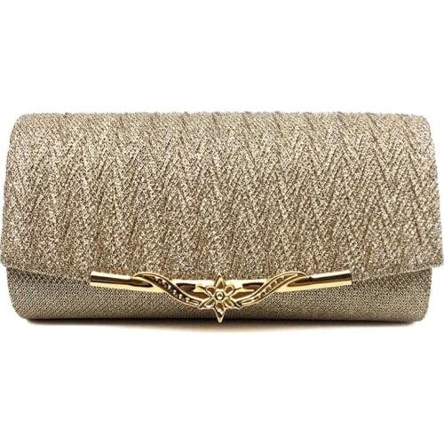 Women Evening Bag Party Banquet Glitter Bag For Women Girls Wedding Clutches Handbag Chain Shoulder Bag