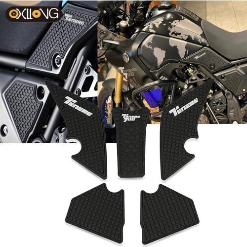 2019 2020 2021 TENERE700 Motorcycle Non-slip Side Fuel Tank Stickers Waterproof Pad Rubber Sticker FOR YAMAHA Tenere 700 XTZ 700