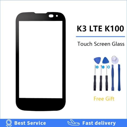 4.5'' Front Screen Outer Glass Touch Outer Cover Panel LENS For LG K3 LTE K100 K100DS LS450 Touch screen +Tools