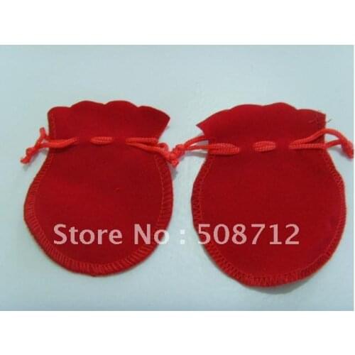 Free shiipng!!!!500pcs/lot red color 7x9cm Gift Bags/Gift Pouch/Jewelry Bgas/Jewelry Pouch/Velvet Bags VB0003